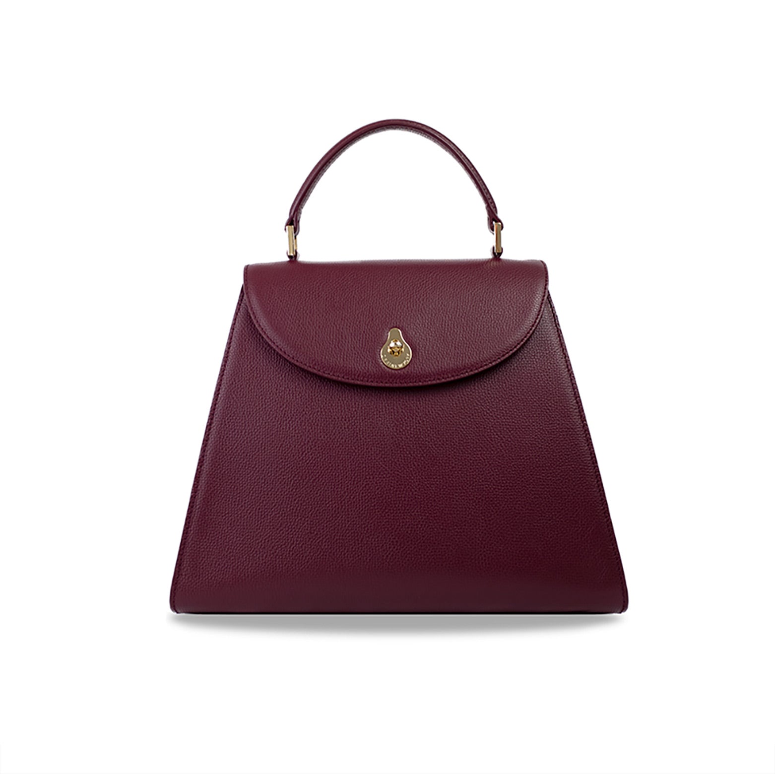 SMALL CALLA SATCHEL - BURGUNDY