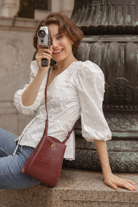 ASTER CROSSBODY BAG - CREAM